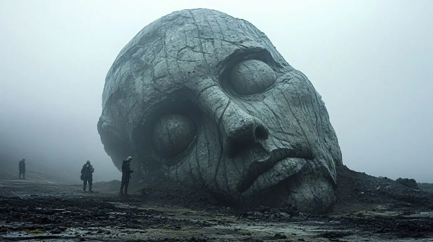 Archäologische Ausgrabungsstätte mit antiken Überresten und Entdeckungen